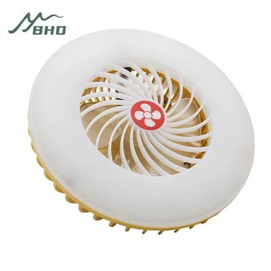 Svetlo s ventilátorom pre skladací kempingový stan