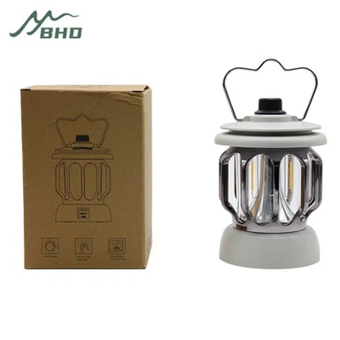 Solárna kempingová lampa s USB