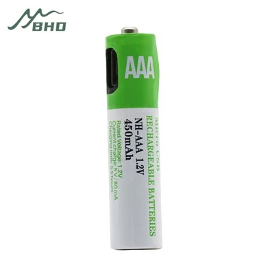 Nabíjateľné Aa batérie USB C